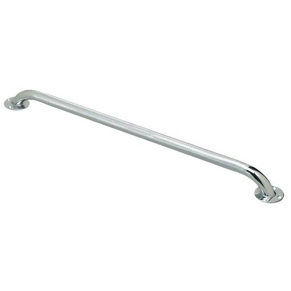 Medline Grab Bar, 250 lb, Steel, Chrome MDS86024CHR